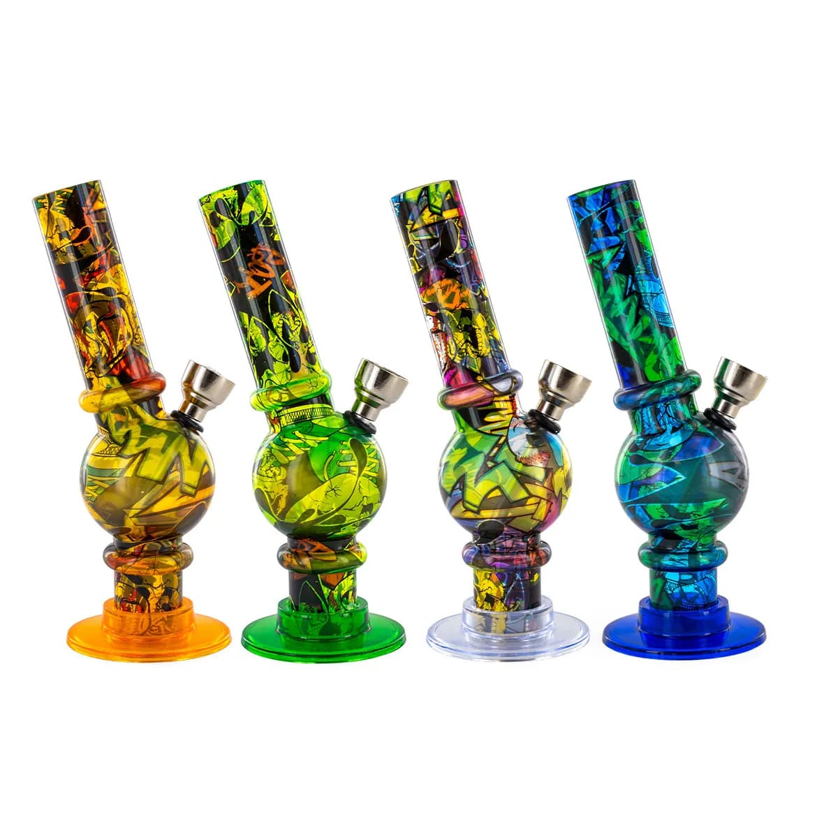 Acryl-Bong mit Print