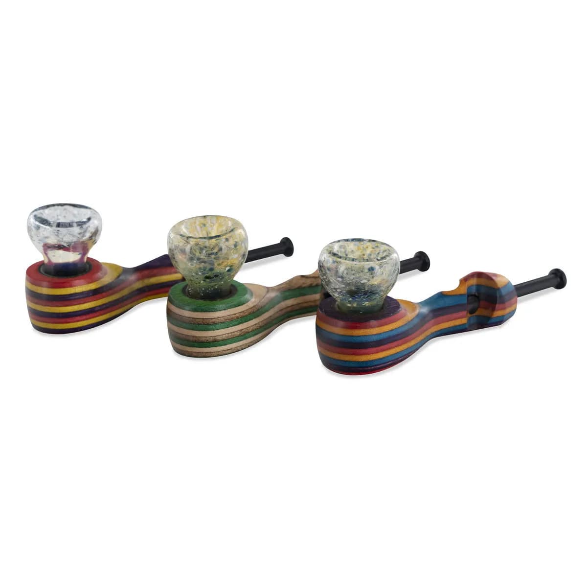 Hybrid Glas-/Holzpfeife Sparkle