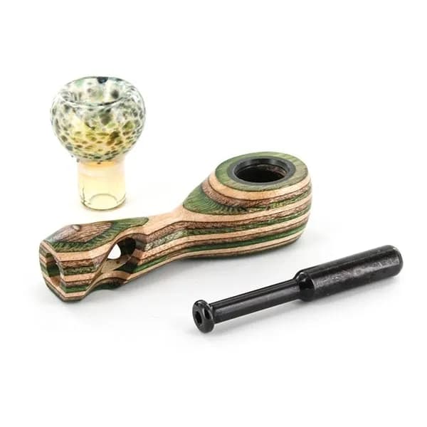Hybrid Glas-/Holzpfeife Sparkle