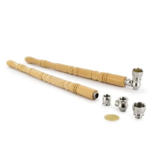 Holzpfeife mit Metallkopf Refined
