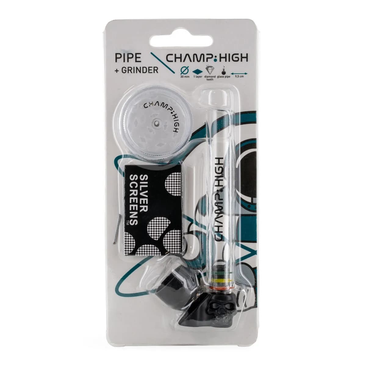 Champ High Pfeifen- & Grinder-Set