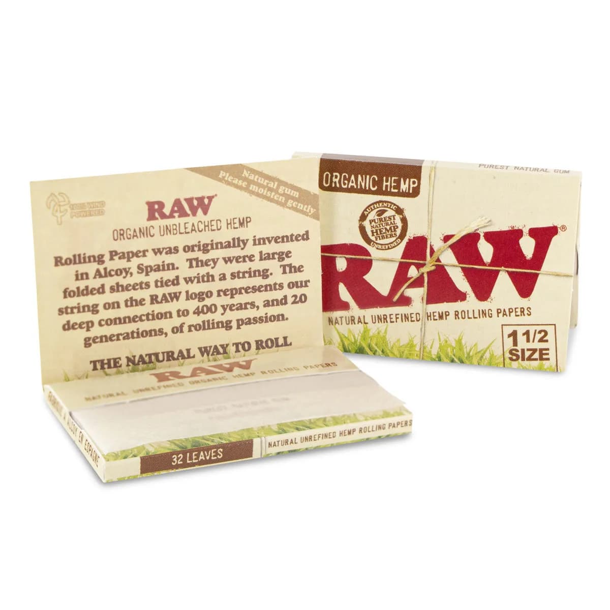 RAW Hanf-Blättchen 1½