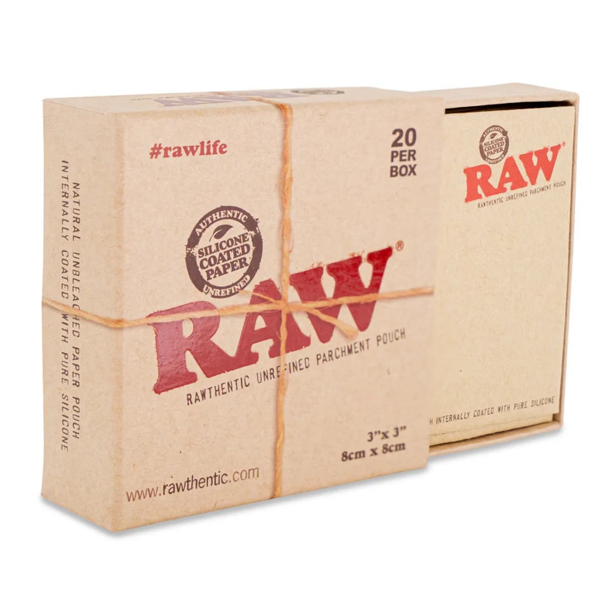 RAW silikonbeschichtete Pergamenttasche