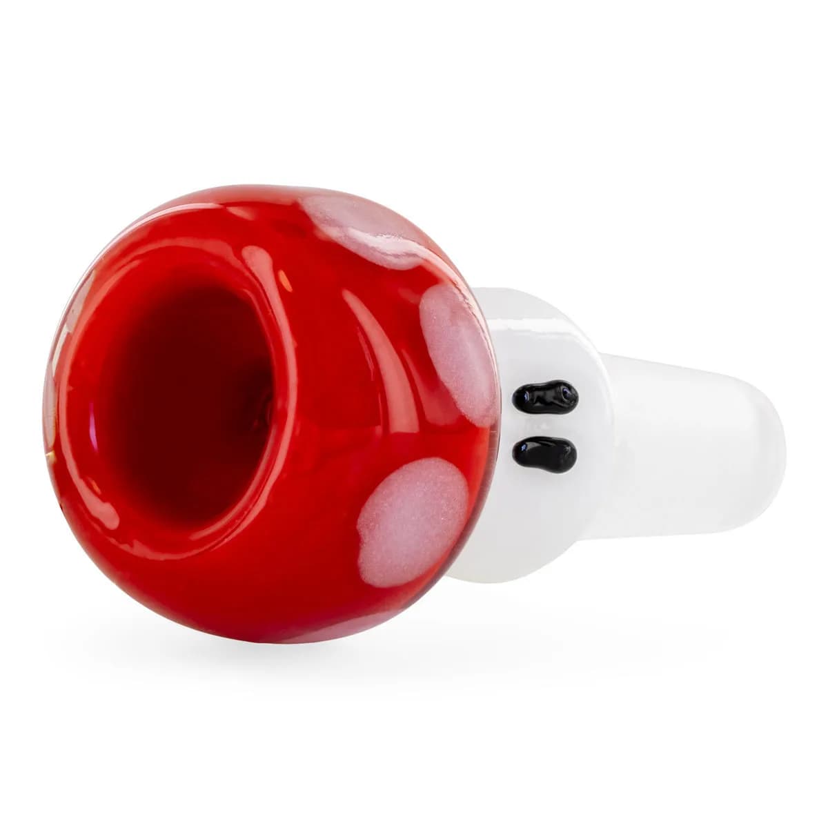 Roter Pilz-Bowl von Empire Glassworks