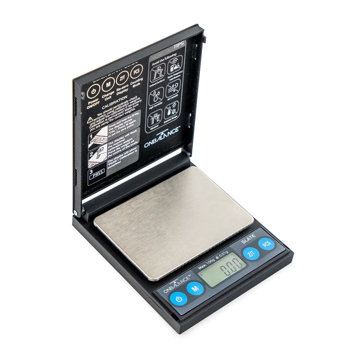 On Balance SL-100 Slate Digitale Taschenwaage