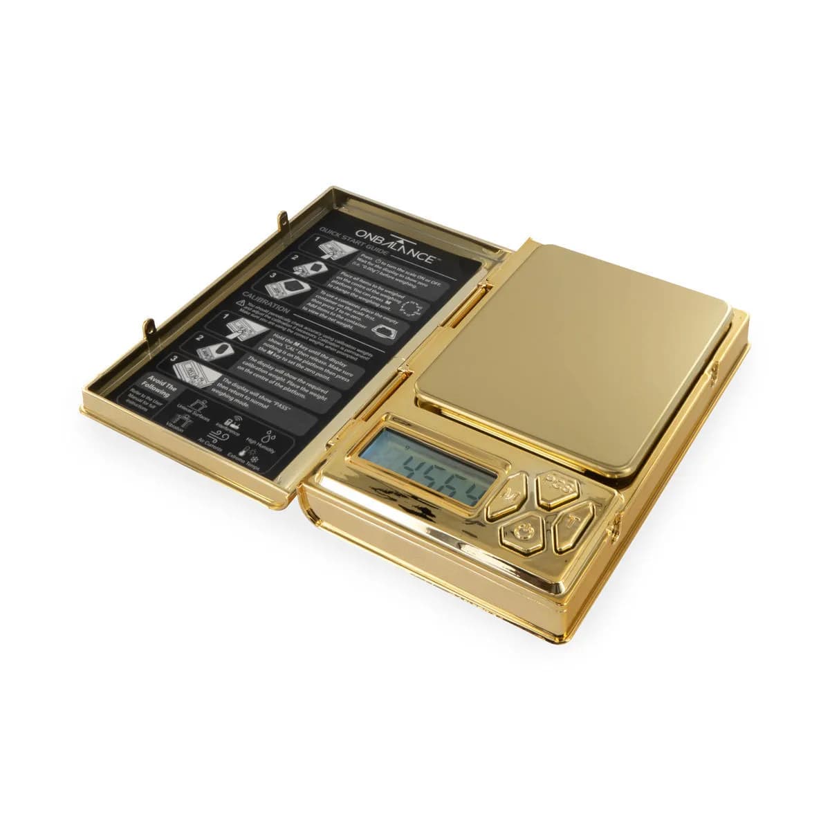 The Shine Chrome Gold Mini-Waage - 100 × 0,01g