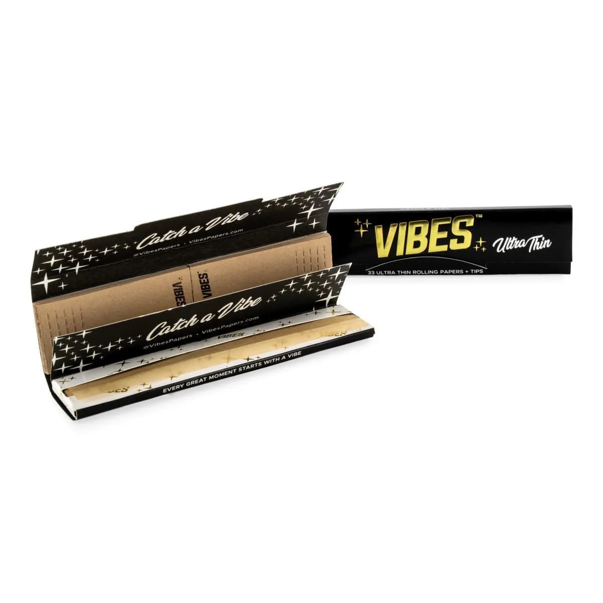 VIBES King Size Slim Blättchen mit Tips - Ultradünn