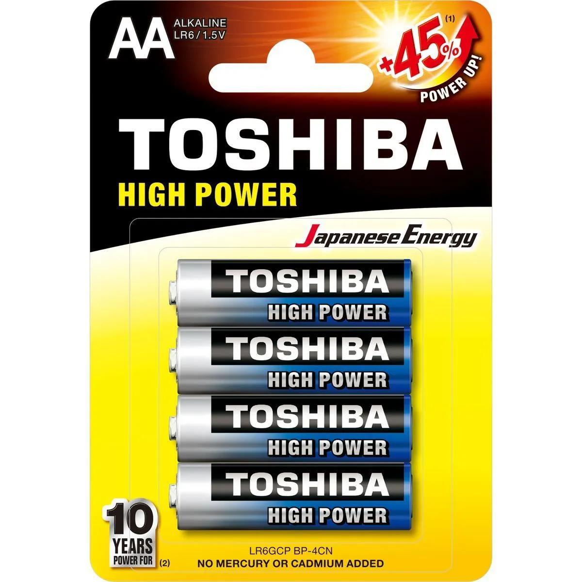 Toshiba Alkaline AA Batterien