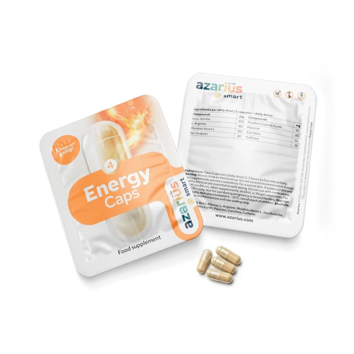 Energy Caps – Natürliche Stimulans-Kapseln