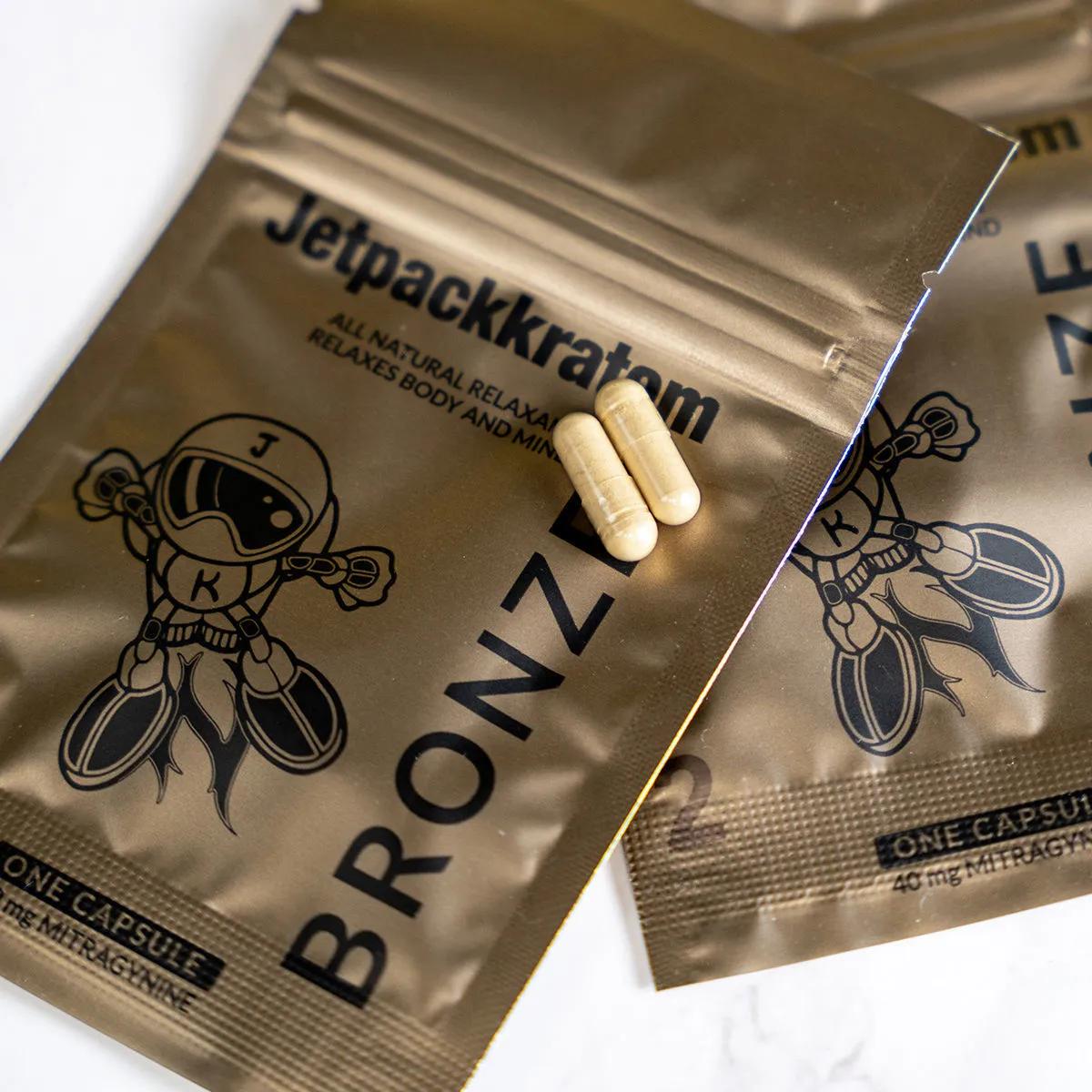 Jetpackkratom BRONZE 40mg Extrakt - Kapseln