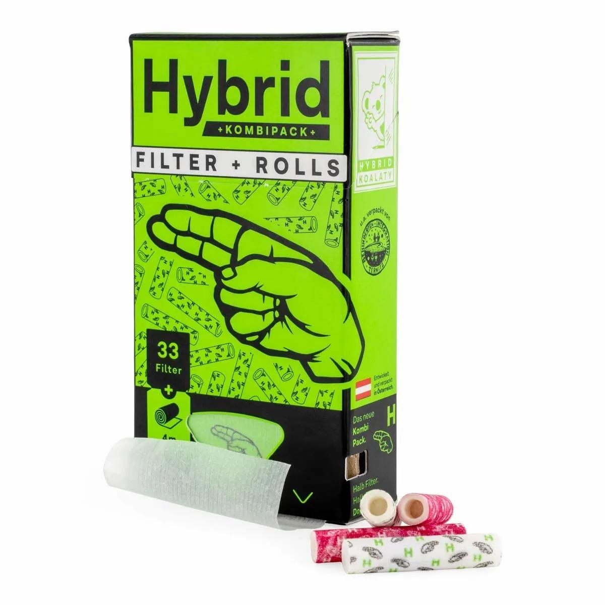 Kombipack – 33 Filter + 4m Blättchen (Hybrid)