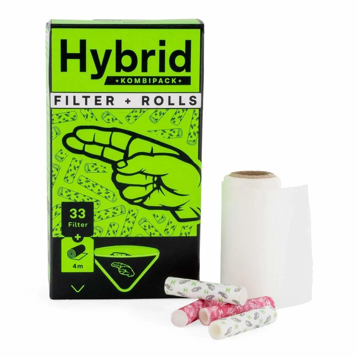 Kombipack – 33 Filter + 4m Blättchen (Hybrid)