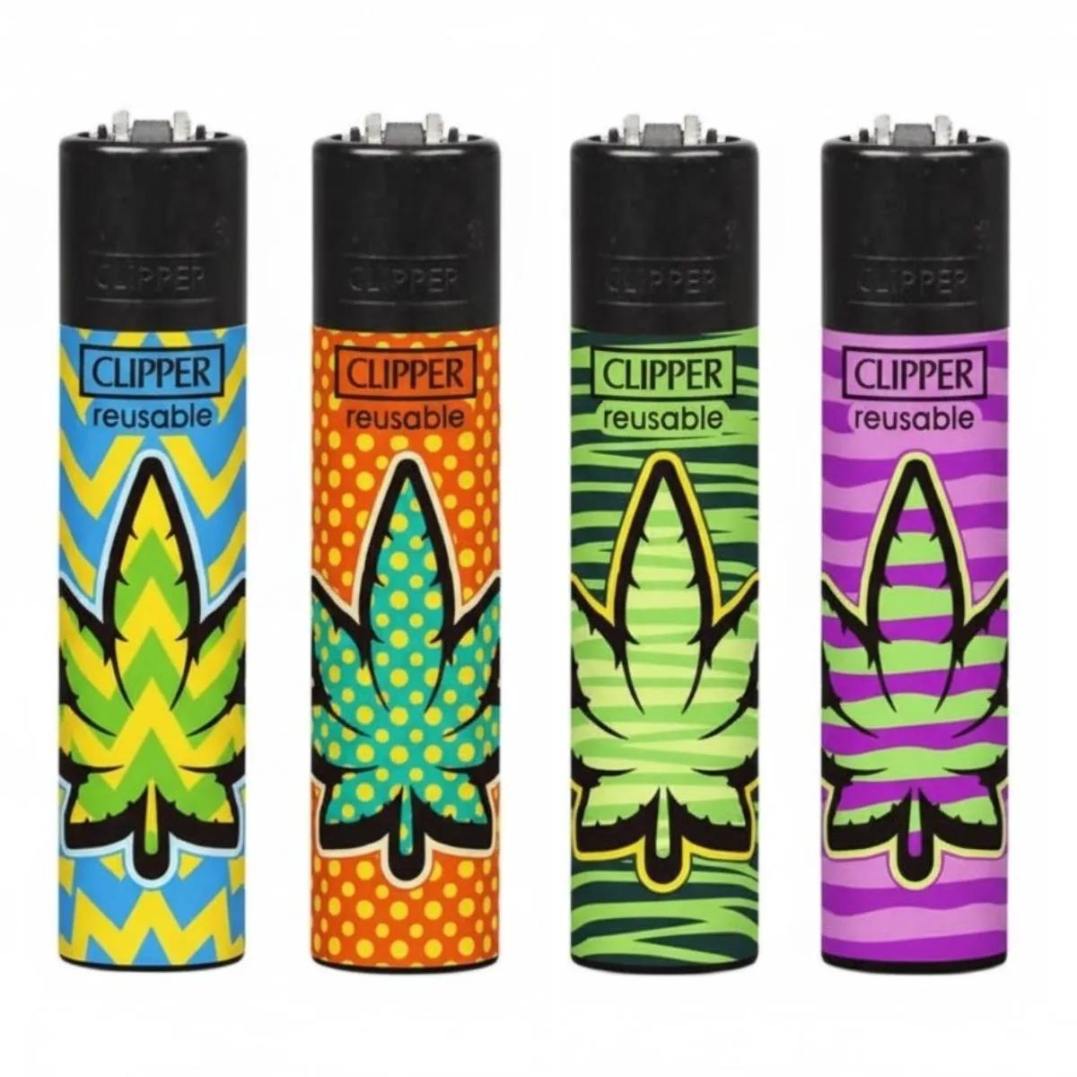 Clipper Feuerzeug Colored Leaves