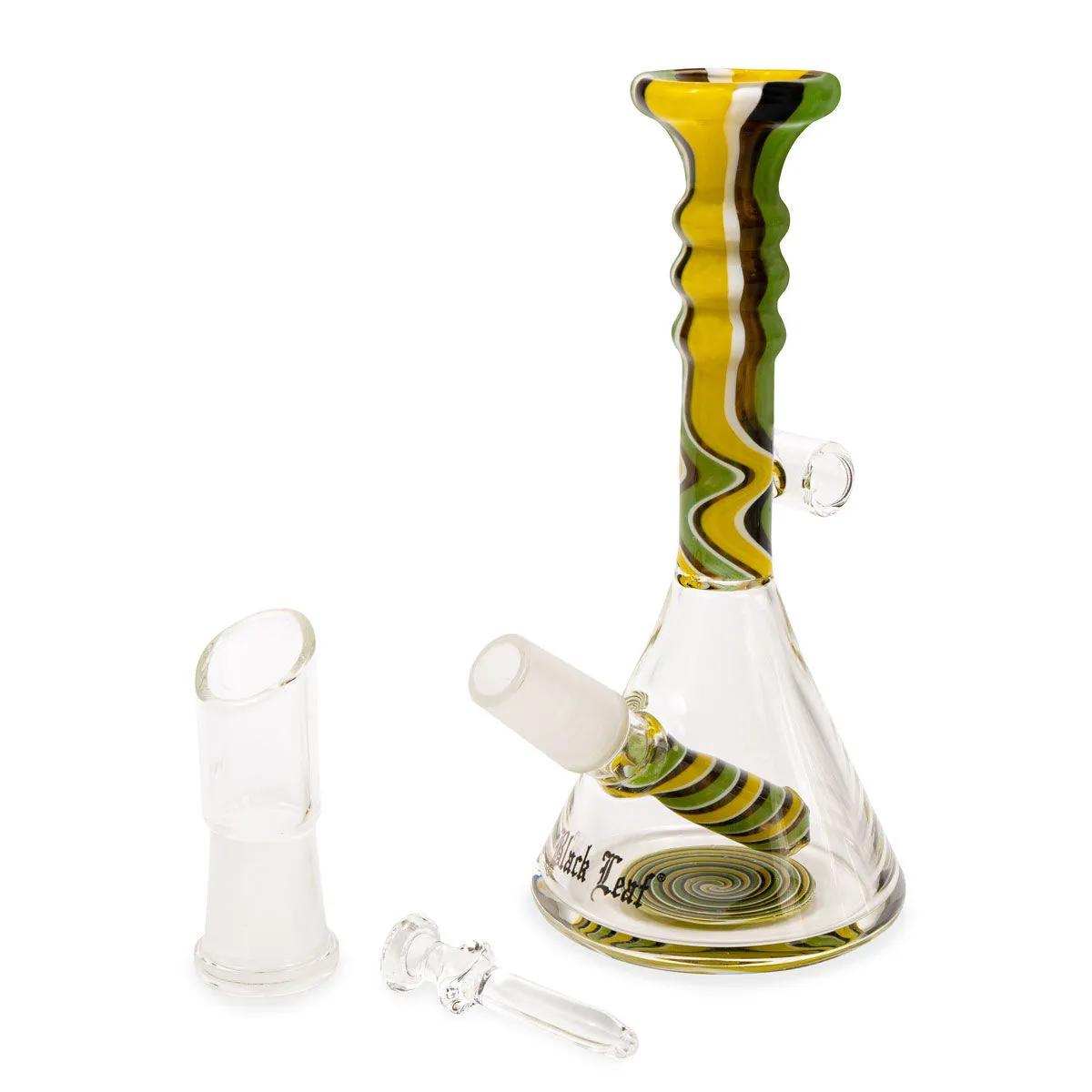 Mini Öl-Bong Grüner Wirbel