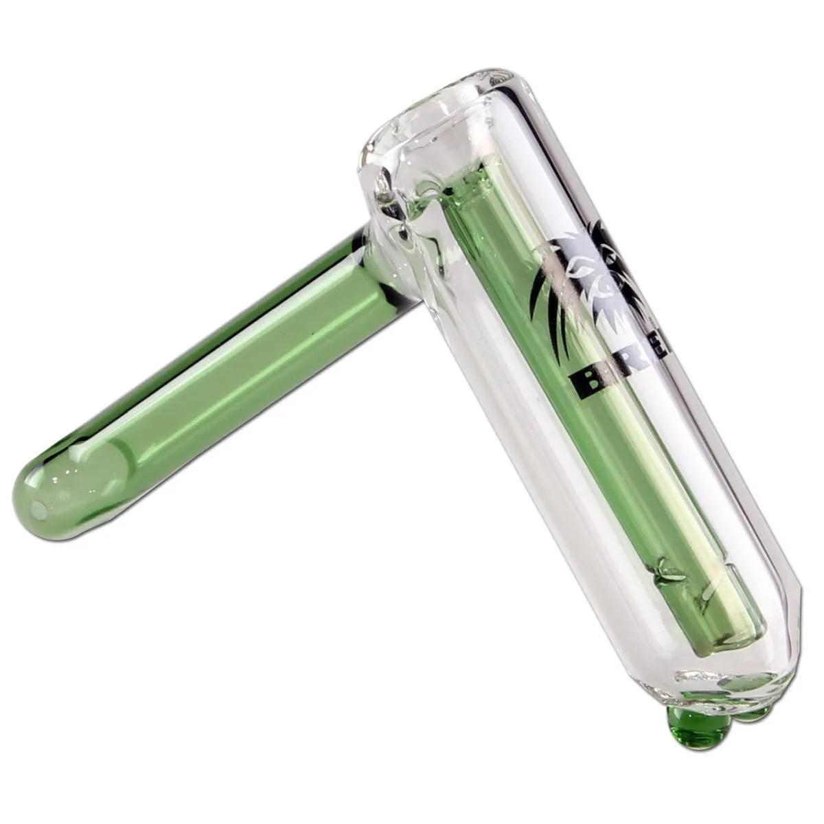 Breit Pure Pipe Taschen-Wasserpfeife aus Borosilikatglas