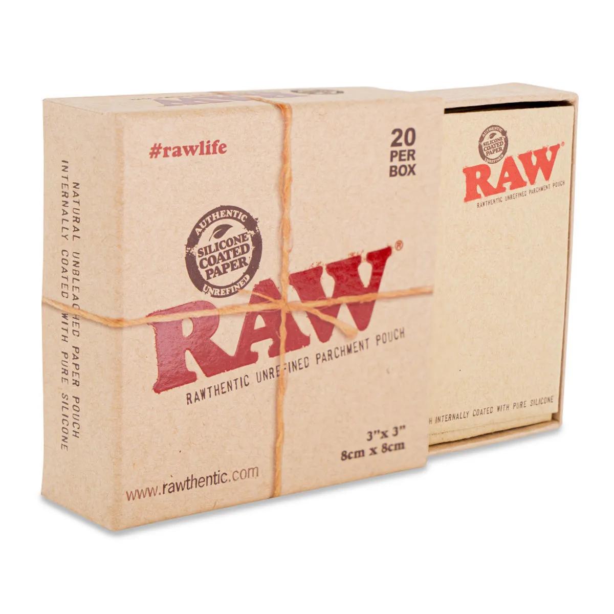 RAW silikonbeschichtete Pergamenttasche