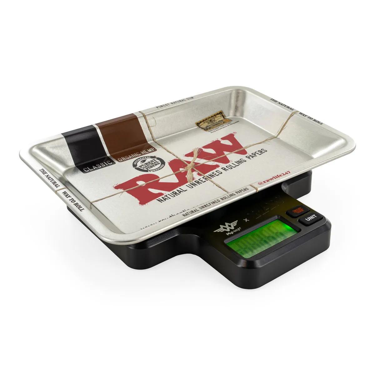 RAW x MY WEIGH Tray Waage | 1000 × 0.01g