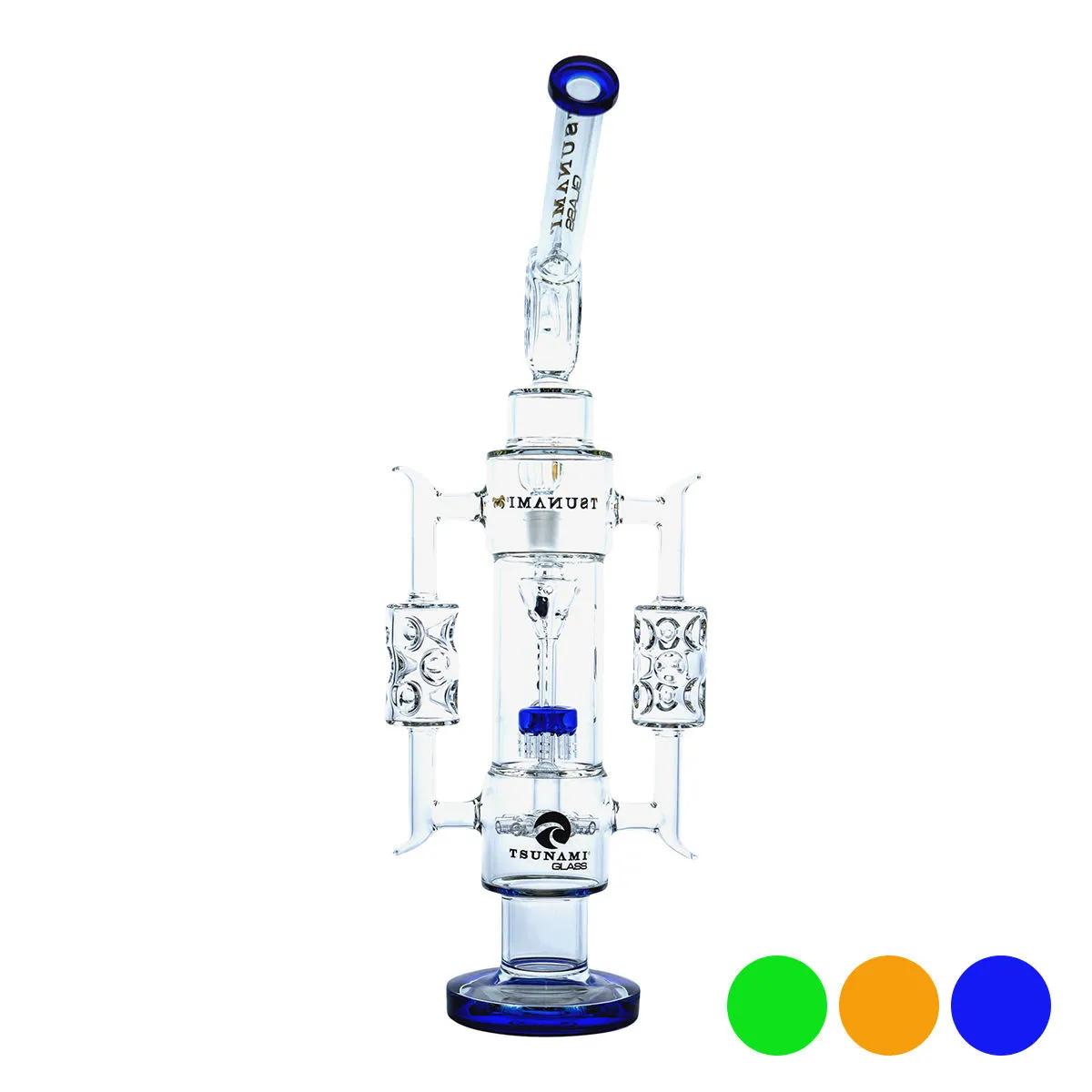 Sprinkler Duschkopf Recycler Bong 20'' (Tsunami Glass)