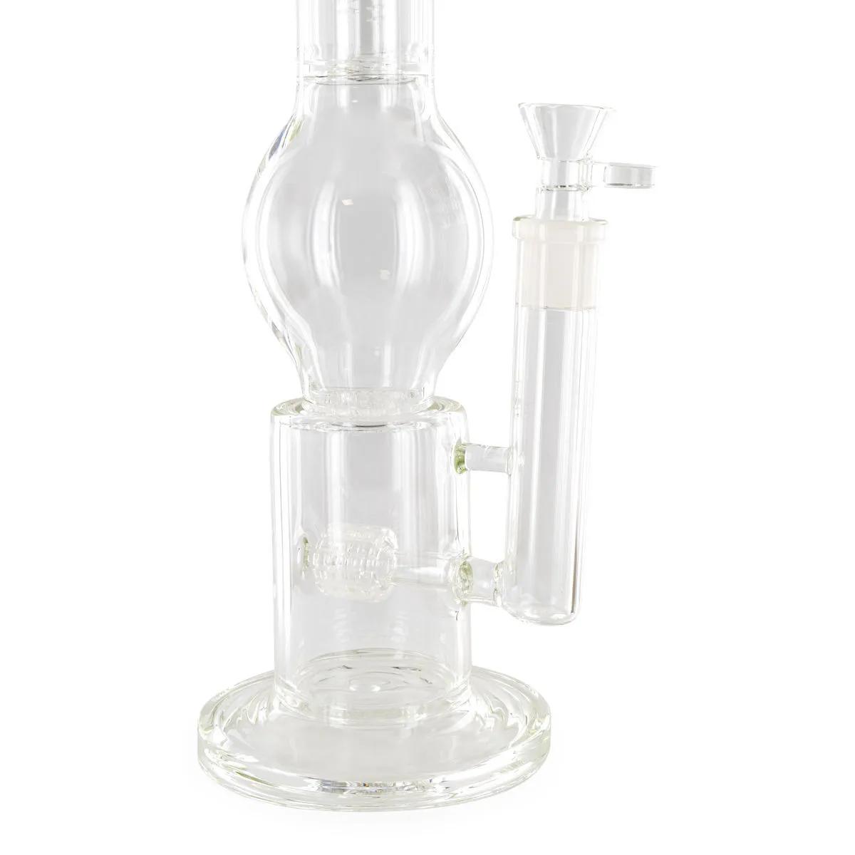 Black Leaf Glasbong mit dreifachem Perkolator