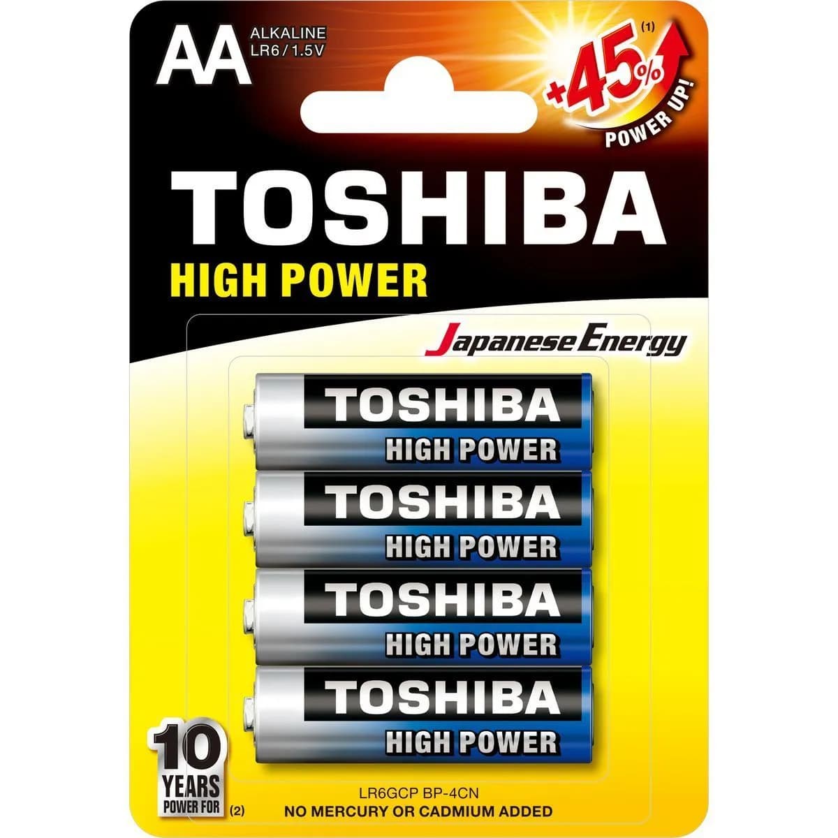 Toshiba Alkaline AA Batterien