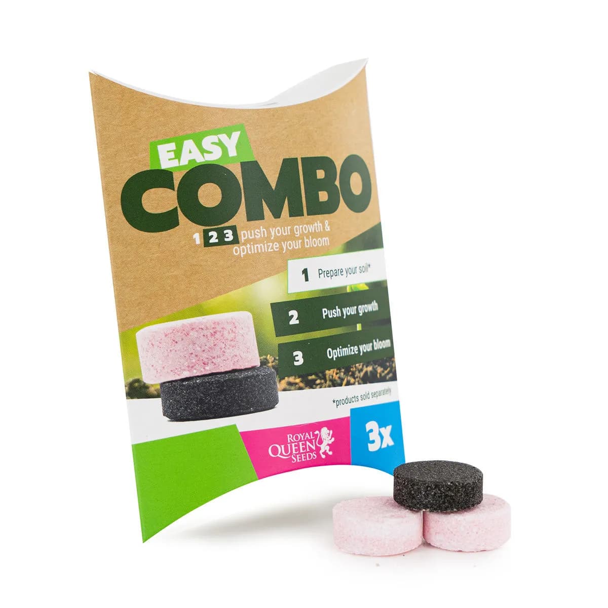 Easy Combo Booster Pack 3 – Organischer Dünger-Tabletten-Set von Royal Queen Seeds