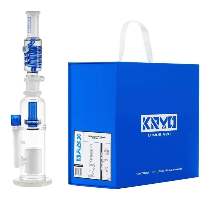 KRYO Freezable Showerhead XL Bong mit Gefrierfunktion