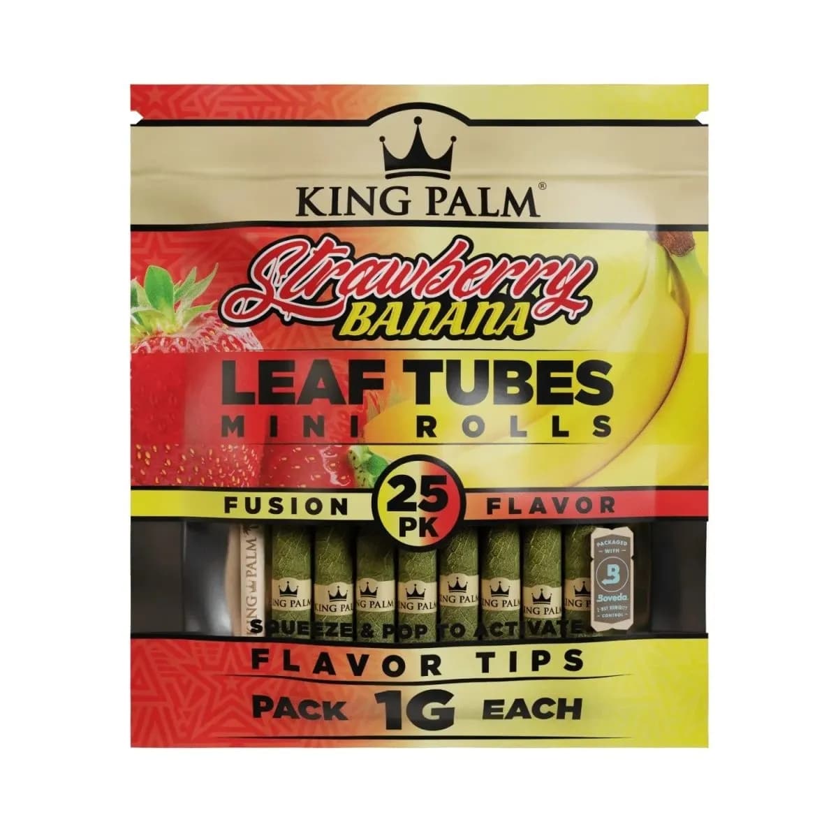 King Palm Fusion Flavour Leaf 25er Pack Palmblatt-Wraps