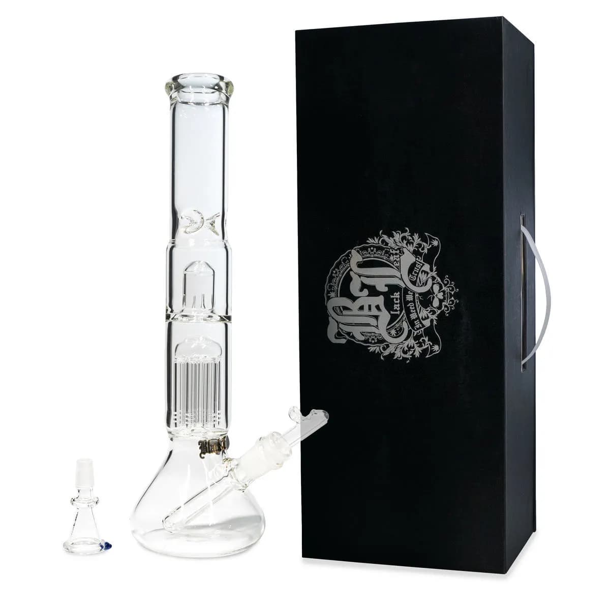 Glas-Kräuter- und Öl-Bong von Black Leaf