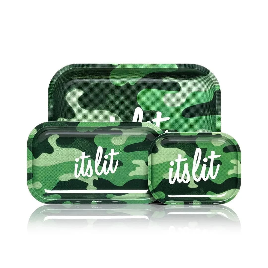 It's Lit! Hellgrünes Camouflage-Rollbrettchen