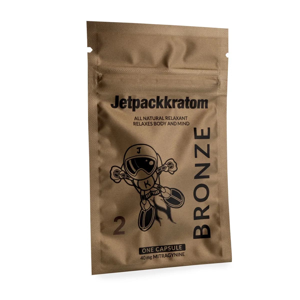 Jetpackkratom BRONZE 40mg Extrakt - Kapseln