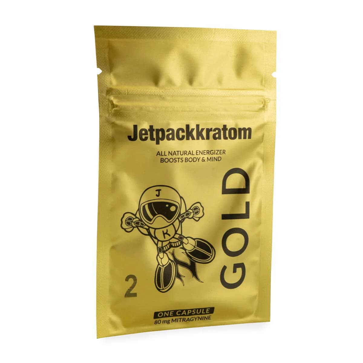 Jetpackkratom GOLD 80mg Extrakt - Kapseln