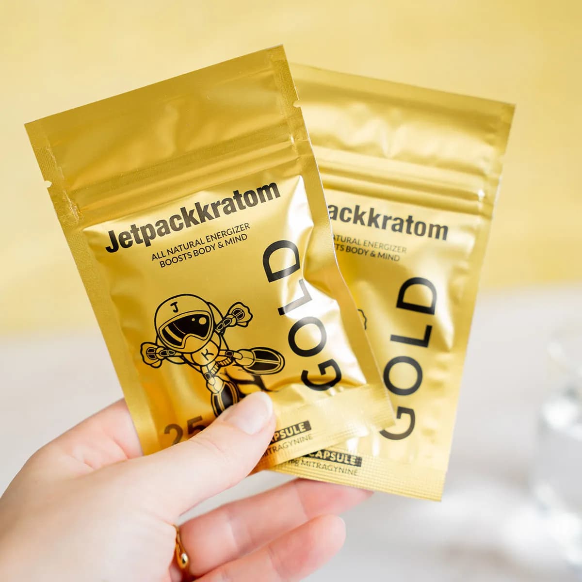 Jetpackkratom GOLD 80mg Extrakt - Kapseln