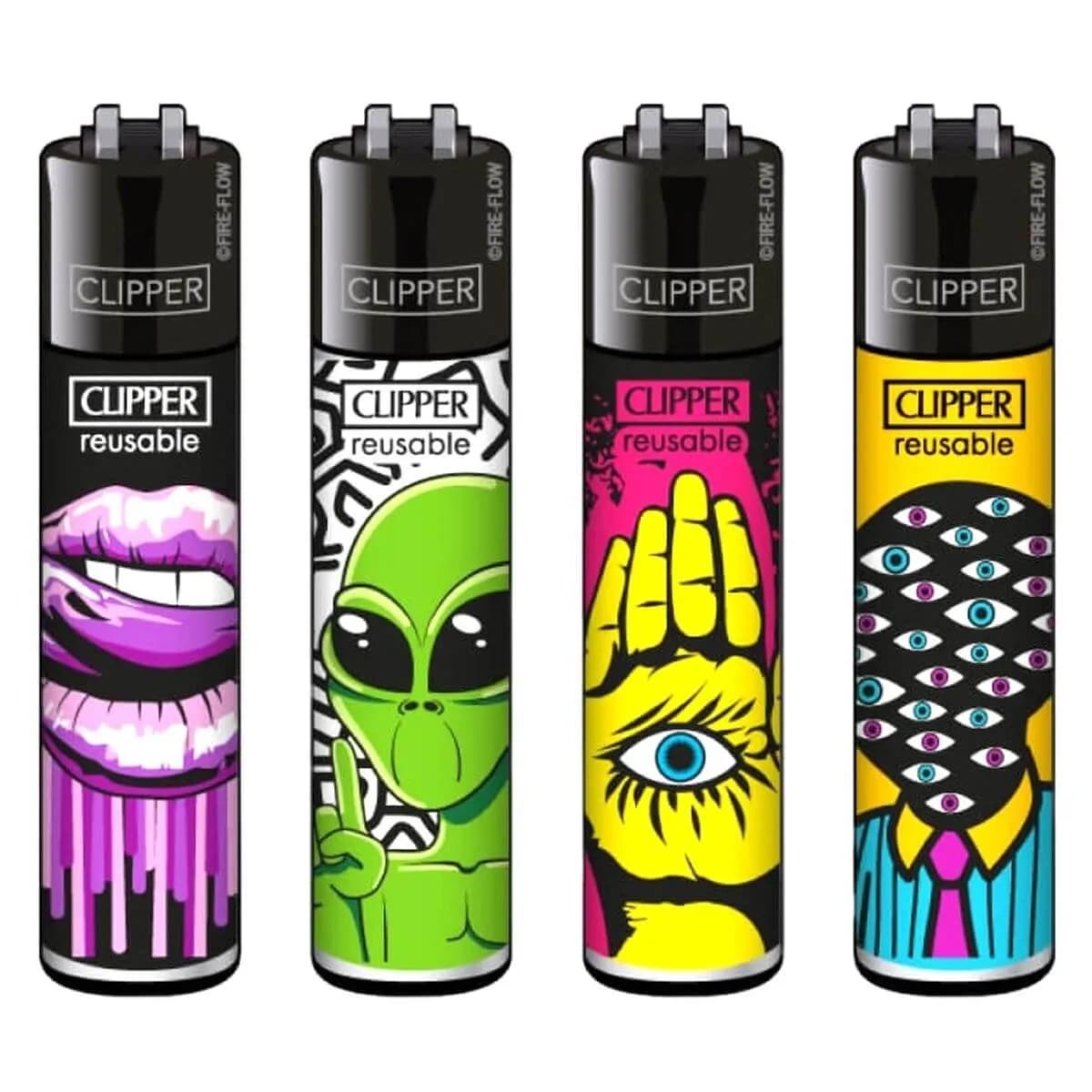 Clipper Feuerzeug Love Martians