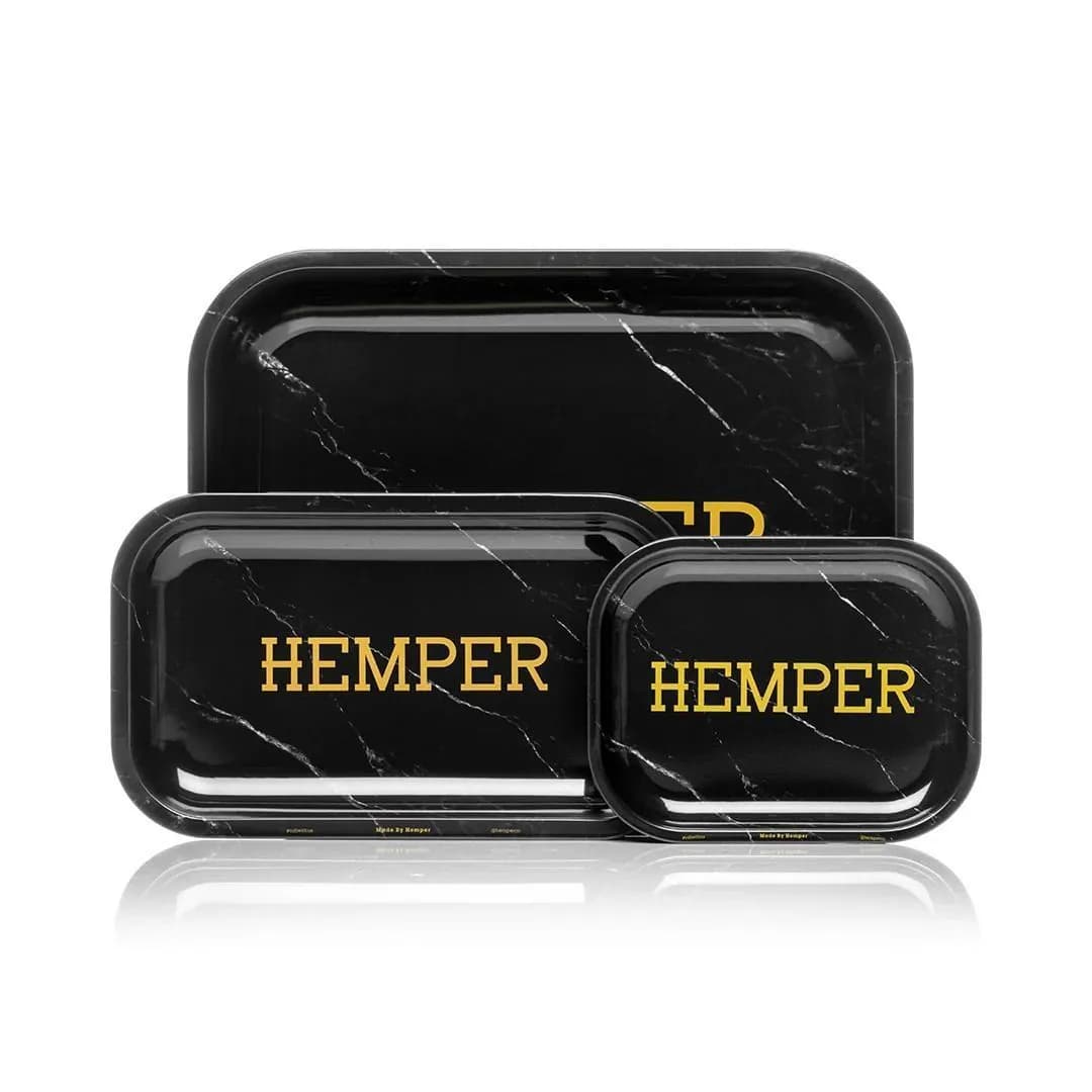 Hemper Luxe Black Marble Rollbrettchen