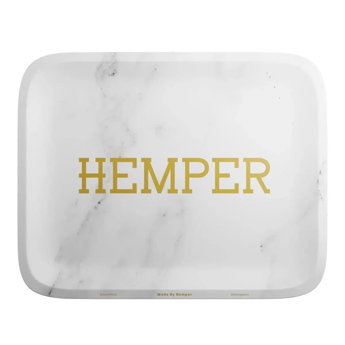 Hemper Luxe Rollbrettchen Weißer Marmor