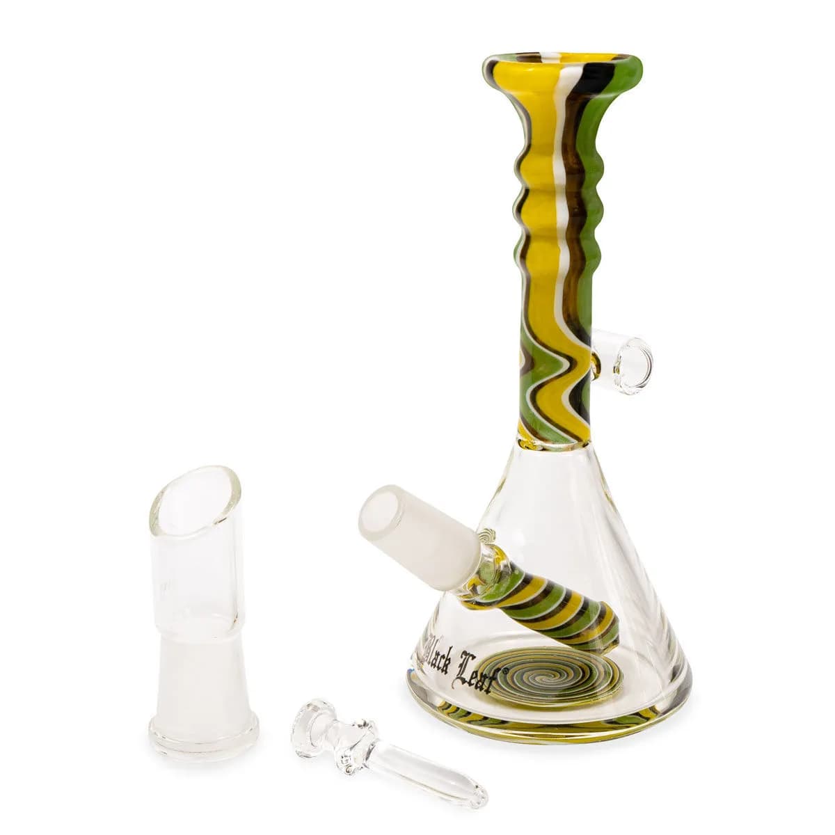 Mini Öl-Bong Grüner Wirbel