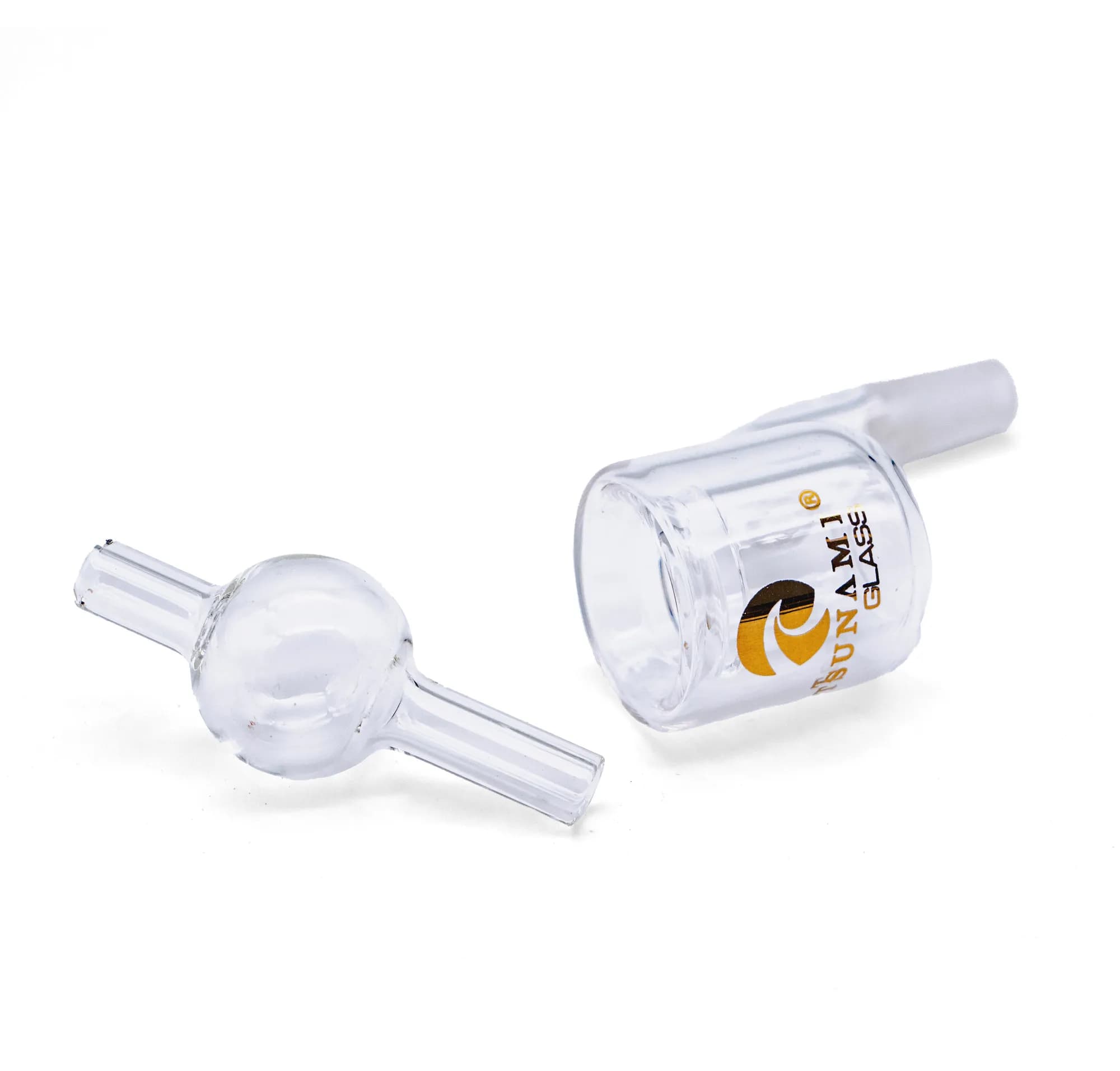 Thermal Quarz Banger mit Carb Cap (Tsunami Glass)