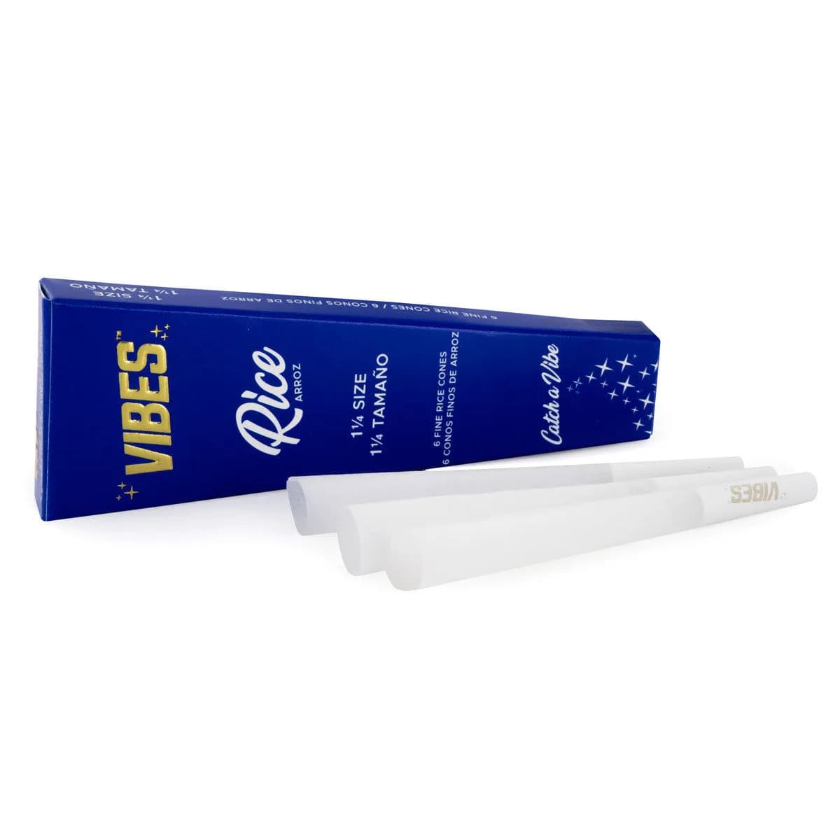 Vibes Rice Cones 1¼ – vorgerollte Reispapier-Cones