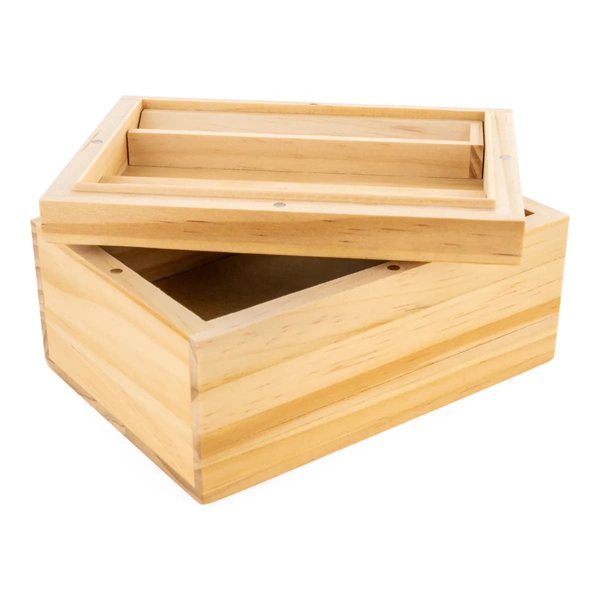 Holz-Sieb-Box