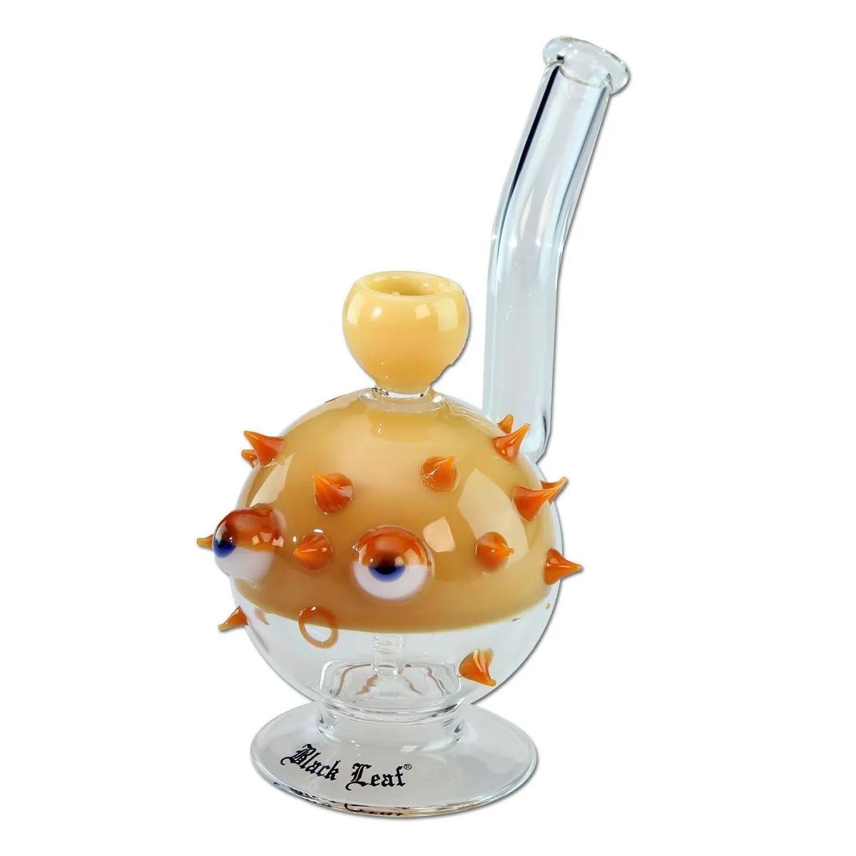 Black Leaf Blowfish Diffuser-Bong
