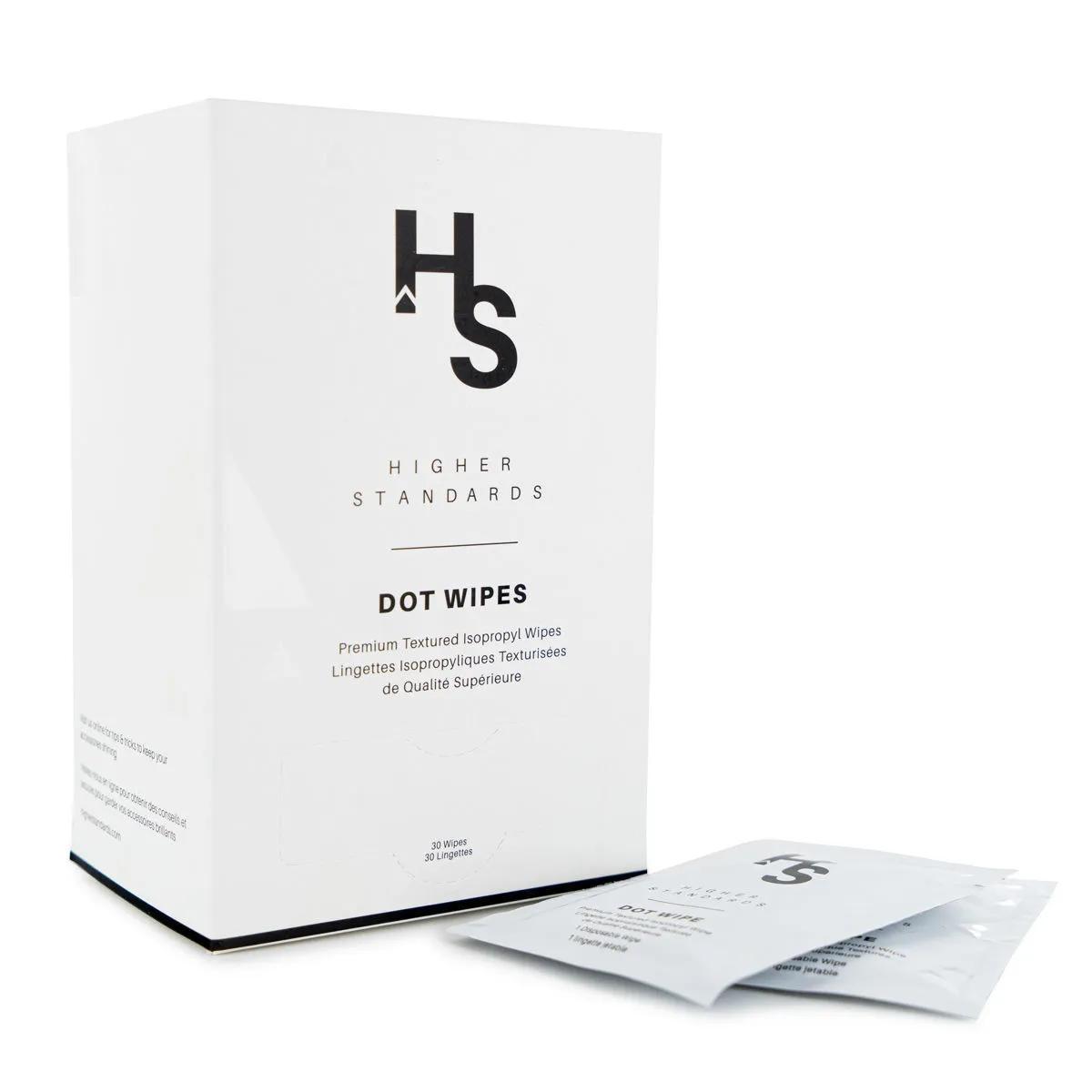 Higher Standards Dot Wipes – Reinigungstücher für Glas