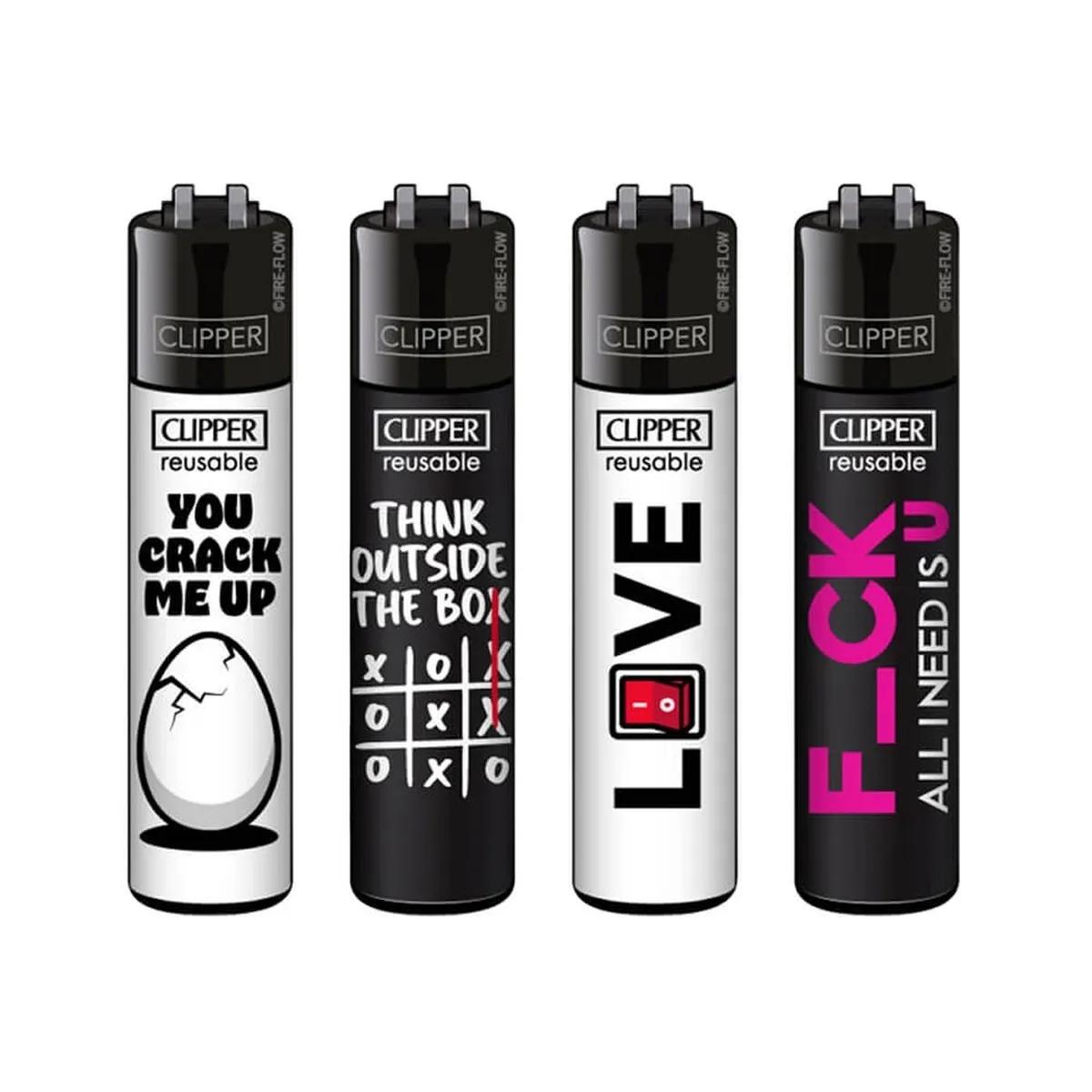 Clipper Big Brain Feuerzeug