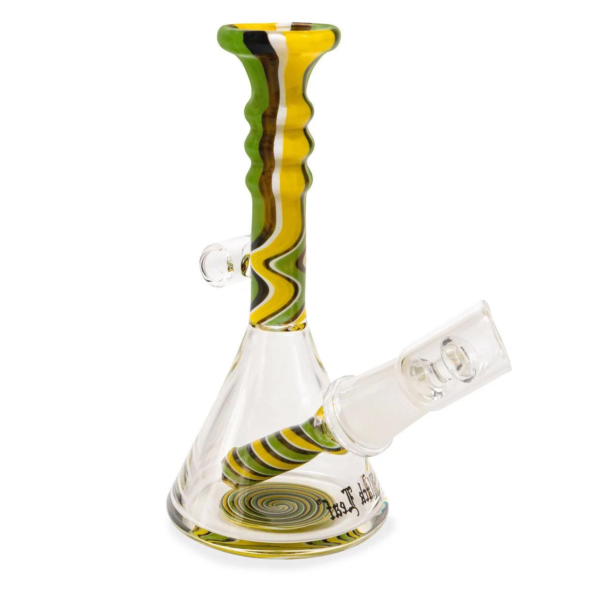 Mini Öl-Bong Grüner Wirbel