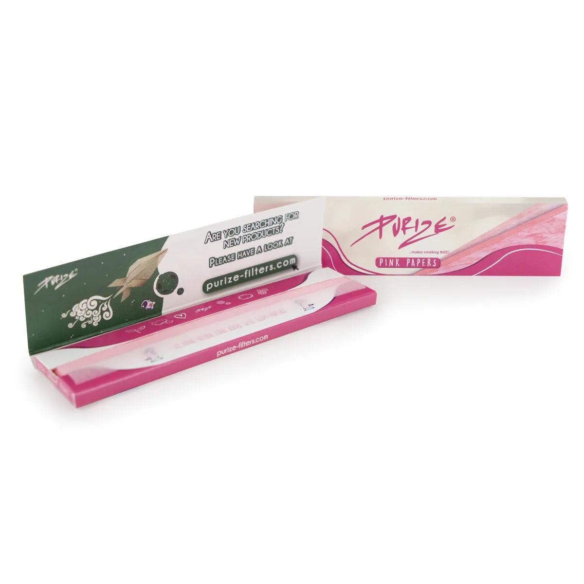 Purize Pink King Size Slim Blättchen