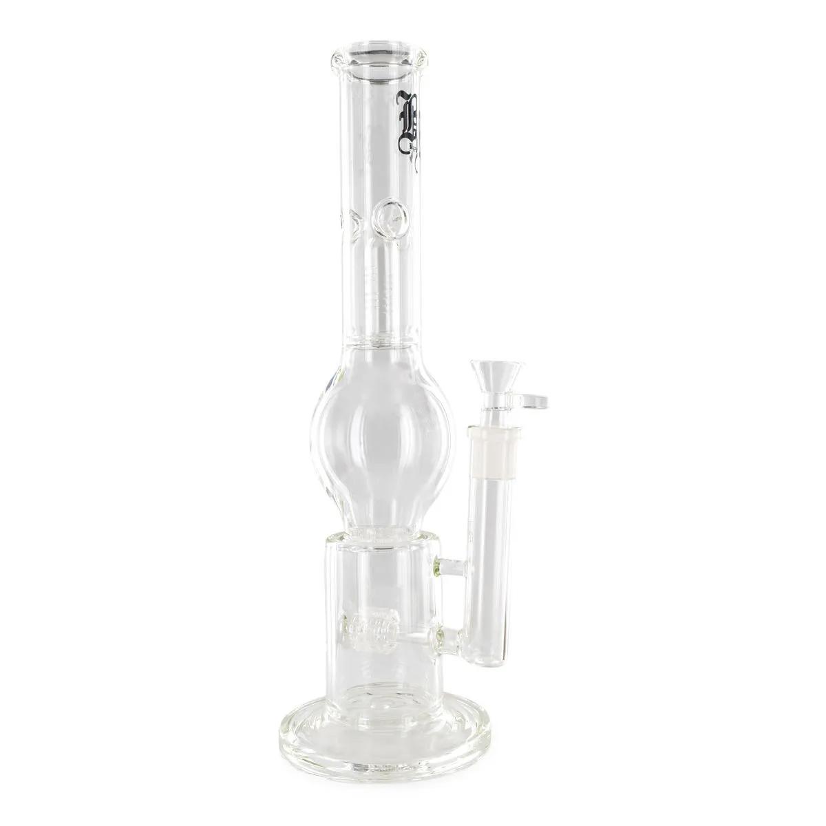 Black Leaf Glasbong mit dreifachem Perkolator