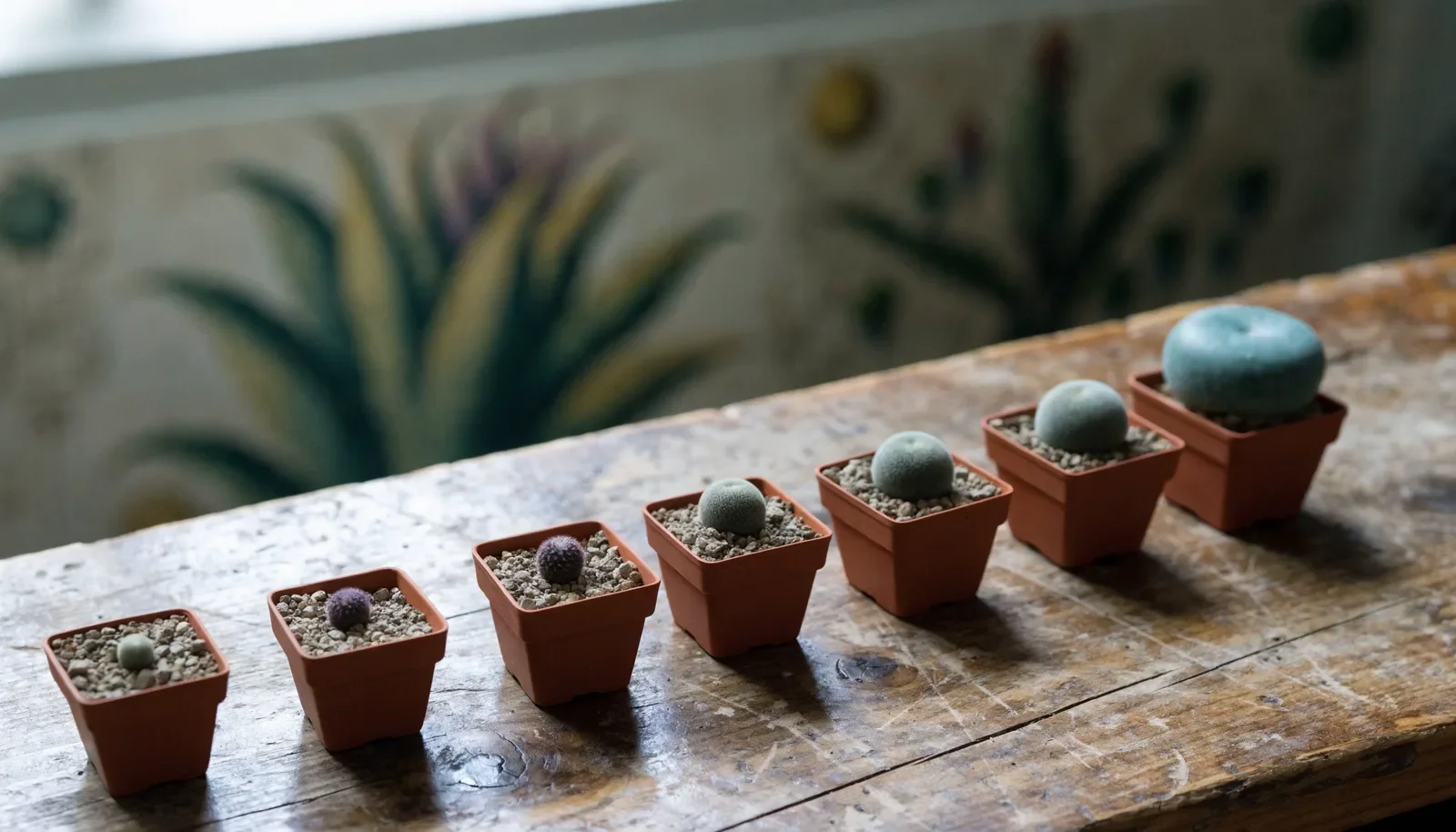 Wie schnell wächst ein Peyote-Kaktus?