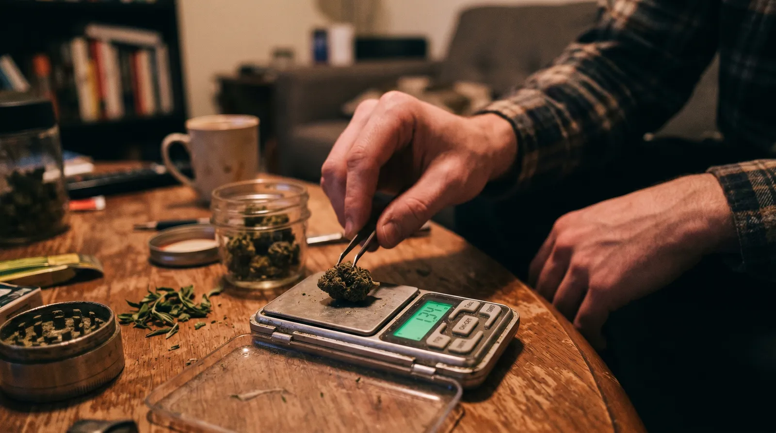 AZARIUS · Cannabis präzise wiegen — und schätzen ohne Waage